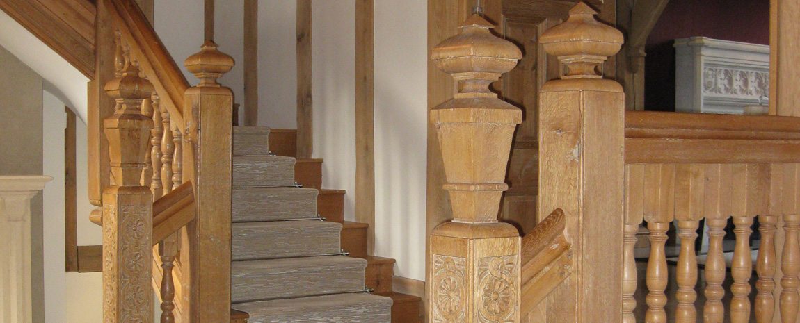 Light oak staircase