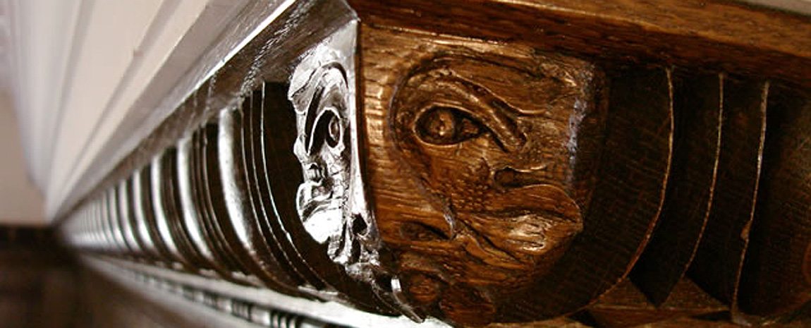 Hand carved detail