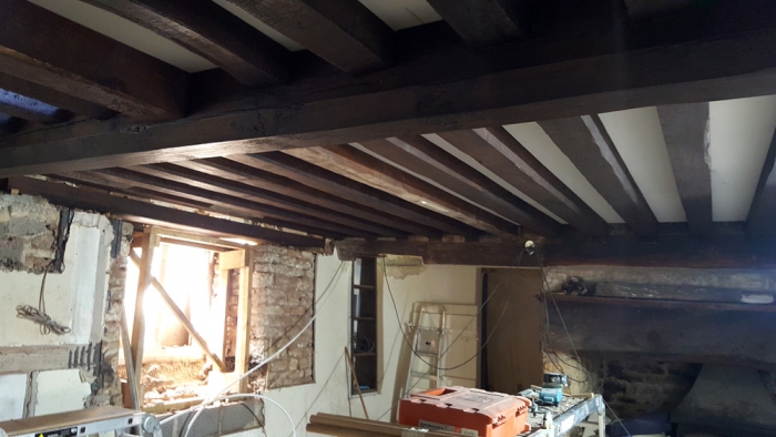 New Beams and Joists. Distressed, Coloured and Fitted
