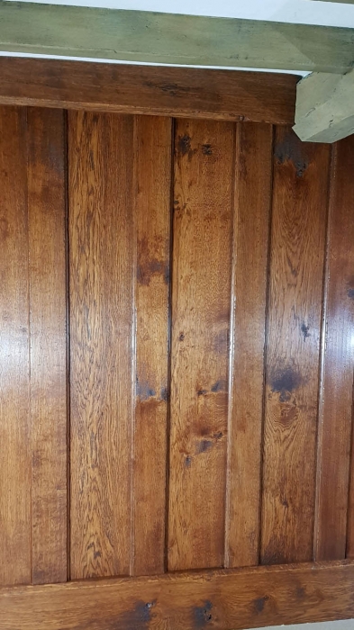 Plank and Muntin solid oak Wall Panelling