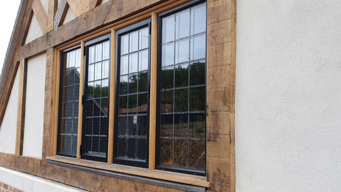Oak Window Frame for Period Style New Build. ( Glazed Units by Jennyfields )