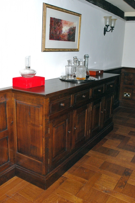 Oak Panelling with built in Dresser