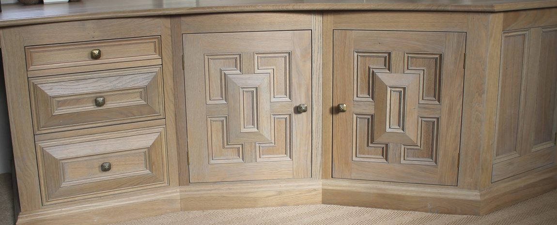 Oak Desk Cupboards