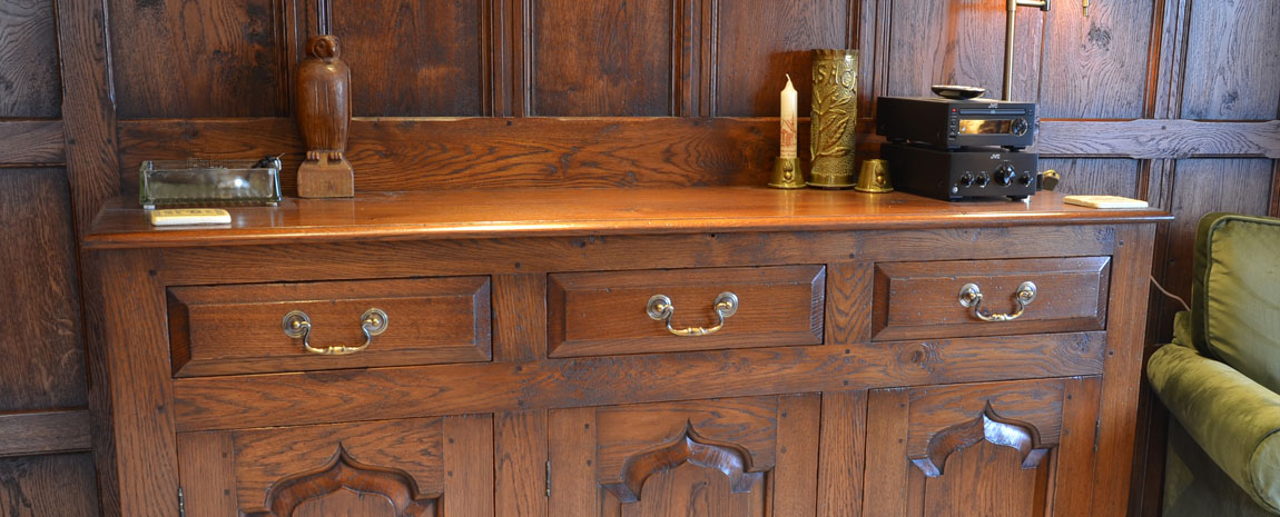 Oak Dresser and Wall Panelling