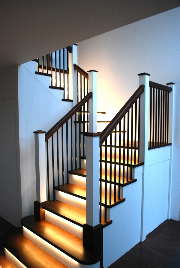 Making use of the under stairs area with a second Cupboard, the Door is hung on Concealed Hinges