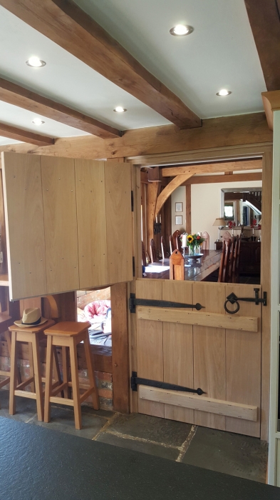 Solid Oak Ledged and Boarded Stable Door