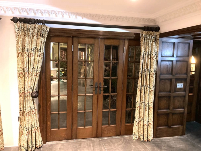 Oak Framed Glazed Folding Doors