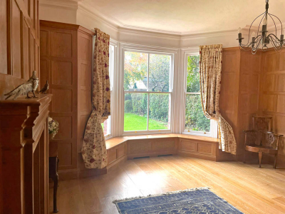 Oak Panelling and Window Seat