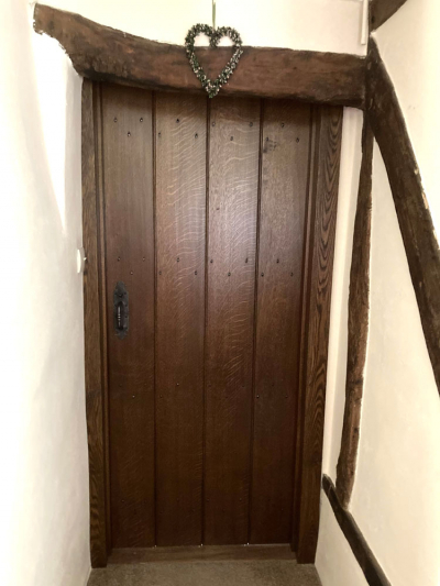 Fitted Planked Interior Door in Oak
