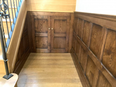 Hall Panelling and Understairs Cupboard