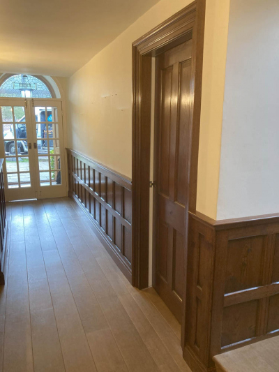 Hallway Panelling and Door Frame with Architrave