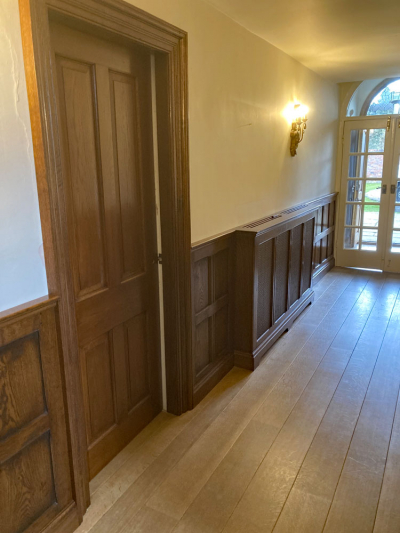 Hall Panelling, Radiator Cover and Architrave