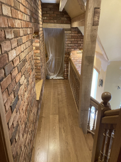 Solid Oak Landing Floor Boards