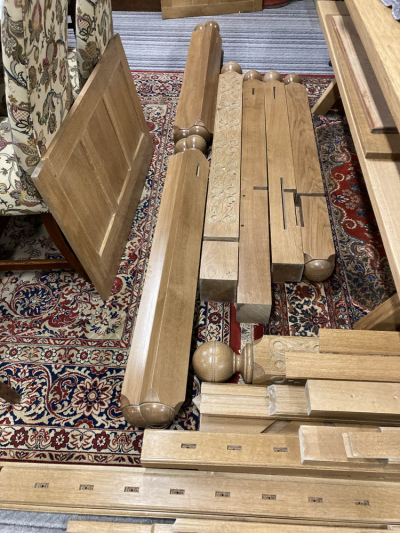 Finished Staircase components ready for delivery